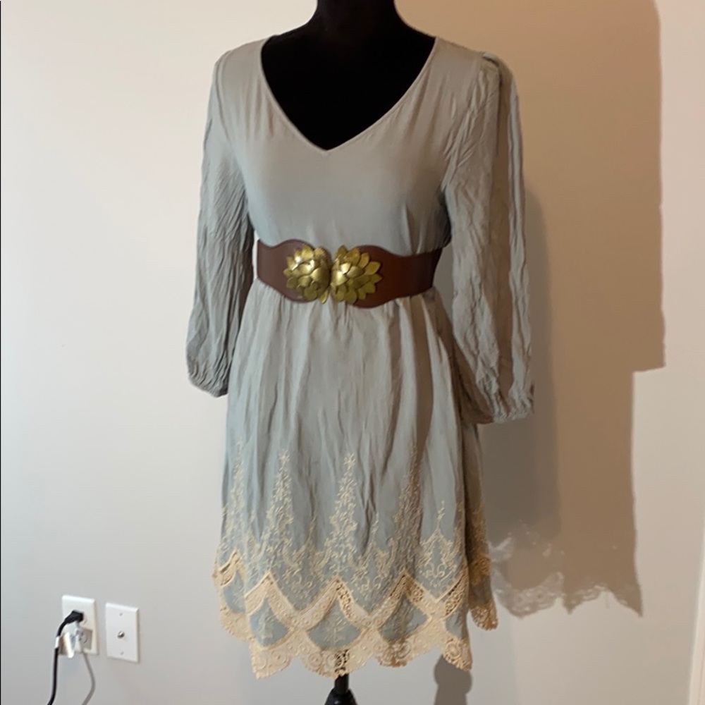 💥ALTARD STATE Lace Peasant Dress